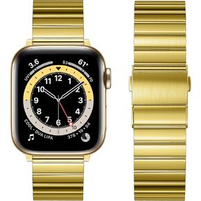 سوار معدني لساعة Apple متوافق مع Fullmosa 49 مم 45 مم 44 مم 42 مم 41 مم 40 مم 38 مم، سوار iWatch من الفولاذ المقاوم للصدأ للرجال والنساء لسلسلة ساعات Apple Ultra 9 8 7 6 5 4 3 2 1 SE in Kuwait