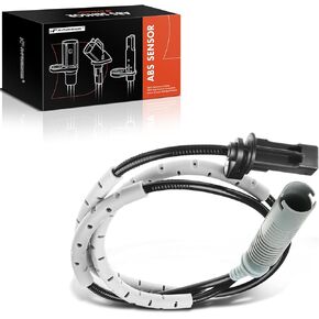 A-Premium Rear Left or Right ABS Wheel Speed Sensor - Compatible with BMW Models - 128i 2008-2013, 323i 2006-2007/2009-2011, 325i 2006, 328i 2007-2011 - Driver or Passenger Side, Replaces 34526760425