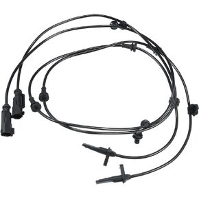X AUTOHAUX 2pcs Front Left Right ABS Sensor Wheel Speed Sensor No.DA8Z2C204A/DA8Z2C204B for Ford Explorer 2013-2019 for Ford Flex 2012-2019