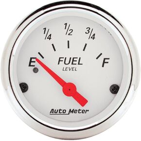 Auto Meter 1317 Arctic White Fuel Level Gauge