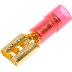 Dorman 84537 22-18 Gauge Female Audio Disconnect, 250 In, Red, 10 Pack Universal Fit