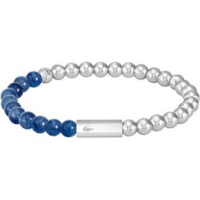 Lacoste Men's Scottie Jewelry Beads Bracelet Collection, Cassic Beaded Bracelet, For a Pop of Color and an Everyday Look