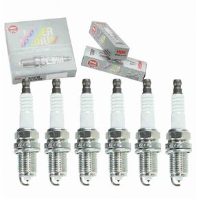 6 pc NGK Laser Iridium Spark Plugs compatible with Lexus IS300 3.0L L6 2001-2005