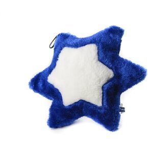 لعبة مضغية للكلاب على شكل نجمة داود تصدر أصواتًا، باللونين الأزرق والأبيض in Kuwait