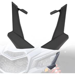 A & UTV PRO Maverick X3 Head Light Covers, Front Left & Right Headlight Cover Bezel Trim for 2017-2024 Can-Am Maverick X3 XDS XRS Max Turbo R Accessories, Replace OEM #705010628, 705010629, 2PCS
