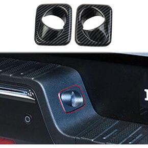 crosselec Carbon Fiber Tail Gate Licence Light Cover Trim for 2017-2024 Honda Ridgeline