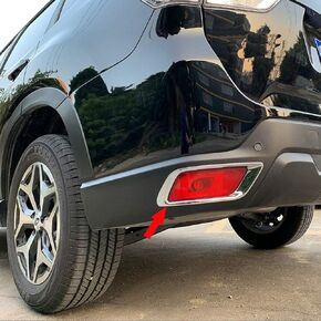 Beautost Fit for Subaru Forester 2019 2020 2021 2022 2023 2024 Chrome Rear Fog Light Lamp Cover Trim