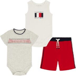 Tommy Hilfiger Baby Girl's 2 Bodysuits and Short Set