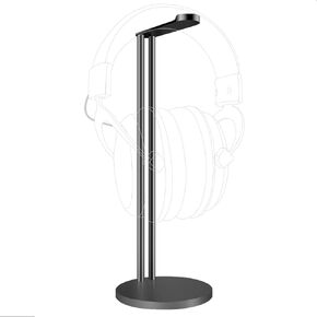 Geekria Aluminum Alloy Headphone Holder for Over-Ear Headphones, Gaming Headset Holder, Desk Display Hanger with Solid Heavy Base, Compatible with Bose, Sony, AKG, ATH, JBL (Champagne Gold)