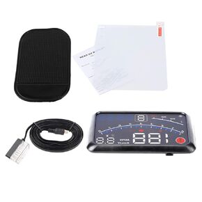 Universal HUD Head Up Display Speedometer, Digital Speedometer, MPH/KM/h Speed Limit Warning