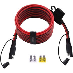14FT/4.27m 14AWG SAE to SAE Extension Cable Quick Disconnect Wire Harness SAE Connector/SAE TO SAE Heavy Duty Extension Cable