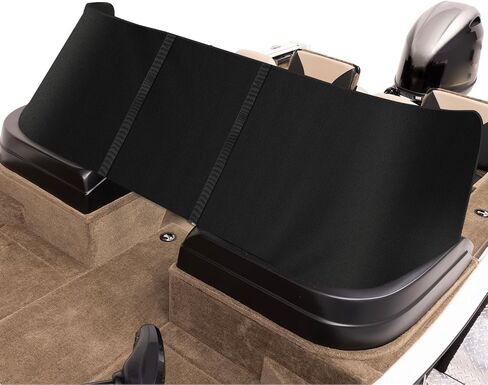 غطاء مظلة للزجاج الأمامي للقارب قابل للمقطورة متوافق مع معظم المشي العميق على شكل حرف V من خلال الزجاج الأمامي، مانع حماية ظل الشمس قابل للطي حسب الطلب، قماش أكسفورد 600D شديد التحمل in Kuwait