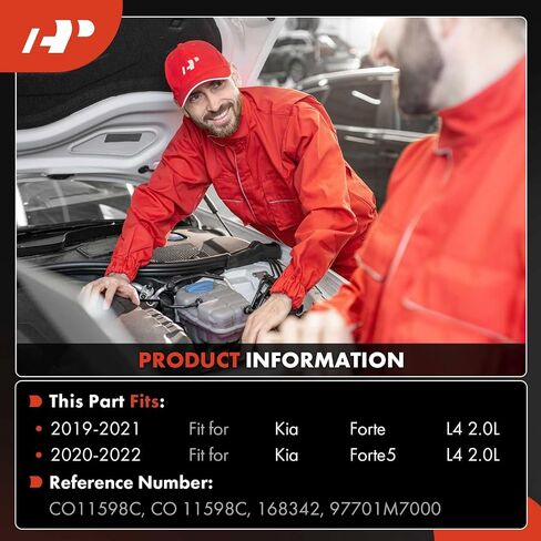 A-Premium A/C Compressor with Clutch Compatible with Kia Forte 2.0L 2019-2021, Forte5 2.0L 2020-2022 in Saudi Arabia