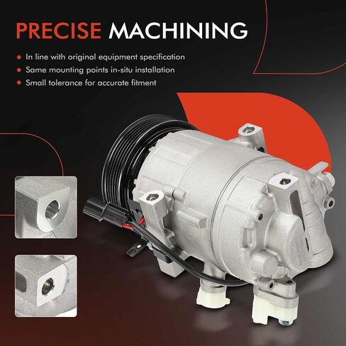 A-Premium A/C Compressor with Clutch Compatible with Kia Forte 2.0L 2019-2021, Forte5 2.0L 2020-2022 in Saudi Arabia