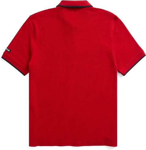 Nautica Men's Short Sleeve American Flag Logo Polo Shirt in Saudi Arabia