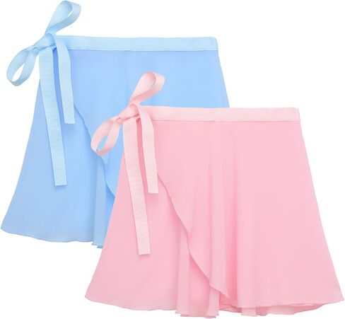 American Trends Girl's Ballet Skirts Sheer Chiffon Dance Skirt Ballet Wrap Skirt Dance Tutu for Toddler Skirts Women in Saudi Arabia