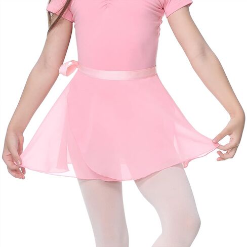 American Trends Girl's Ballet Skirts Sheer Chiffon Dance Skirt Ballet Wrap Skirt Dance Tutu for Toddler Skirts Women in Saudi Arabia