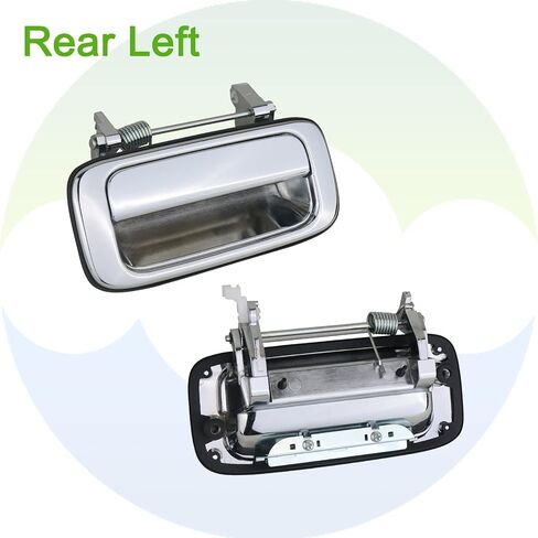 Exterior Door Handle Front Rear Driver Passenger Side Compatible with 1991-1997 Toyota Land Cruiser Replaces 69210-60010 69220-60010 69230-60010 69240-60010 4pcs Chrome in Saudi Arabia