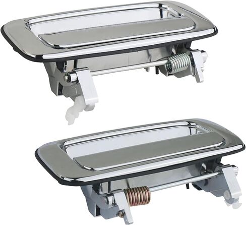 Exterior Door Handle Front Rear Driver Passenger Side Compatible with 1991-1997 Toyota Land Cruiser Replaces 69210-60010 69220-60010 69230-60010 69240-60010 4pcs Chrome in Saudi Arabia