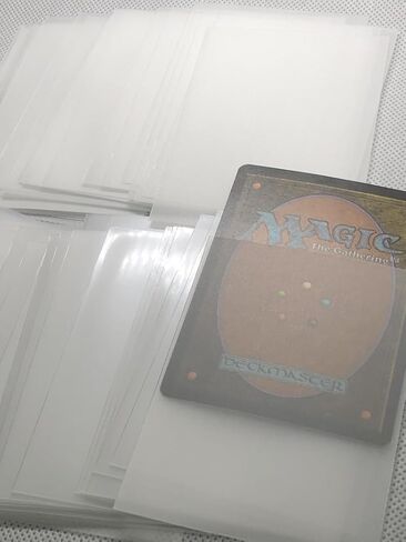 Half-Transparent Matte Card Sleeves for MTG, 600 Pieces Perfect Fit Standard Card Sleeves for Trading Card Sports Cards Baseball Cards TCG, Card Protector for Mini Photo, Sturdy and Nice Shuffling in Saudi Arabia
