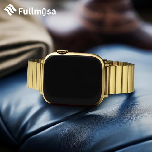 سوار معدني لساعة Apple متوافق مع Fullmosa 49 مم 45 مم 44 مم 42 مم 41 مم 40 مم 38 مم، سوار iWatch من الفولاذ المقاوم للصدأ للرجال والنساء لسلسلة ساعات Apple Ultra 9 8 7 6 5 4 3 2 1 SE in Kuwait