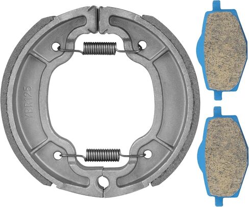 Youxmoto Front Rear Brake Shoes Pads for Yamaha Dirt TTR225 TT-R225 1999-2004/ RT180 1993-1997/ XT350 1991-2000 Drum Brake Shoes in Saudi Arabia