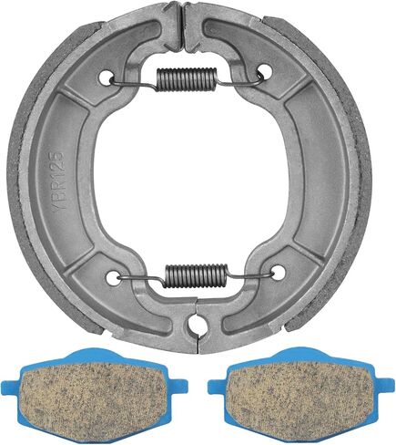Youxmoto Front Rear Brake Shoes Pads for Yamaha Dirt TTR225 TT-R225 1999-2004/ RT180 1993-1997/ XT350 1991-2000 Drum Brake Shoes in Saudi Arabia