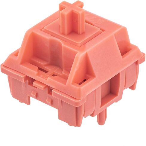 EPOMAKER KTT Macaron Series Mechanical Keyboard Switches Set for Mechanical Gaming Keyboard, 45 Pieces, Linear Switch (Red) in Saudi Arabia