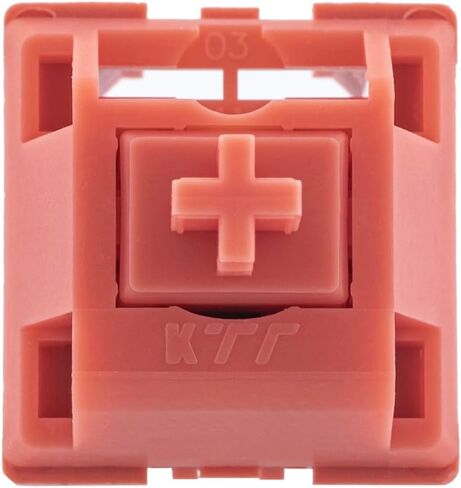 EPOMAKER KTT Macaron Series Mechanical Keyboard Switches Set for Mechanical Gaming Keyboard, 45 Pieces, Linear Switch (Red) in Saudi Arabia