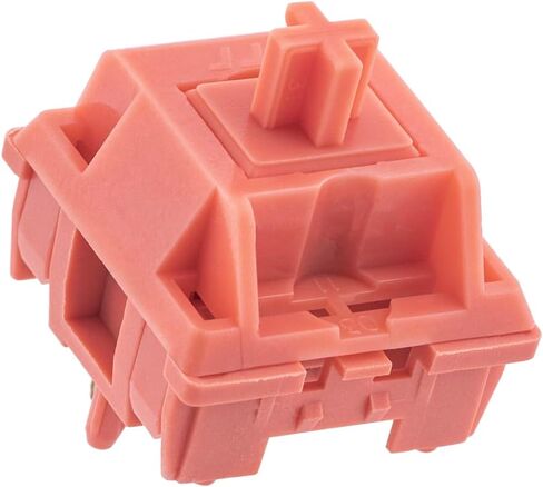 EPOMAKER KTT Macaron Series Mechanical Keyboard Switches Set for Mechanical Gaming Keyboard, 45 Pieces, Linear Switch (Red) in Saudi Arabia
