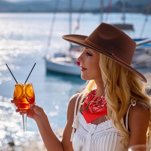 Women Men Retro Wide Brim Western Hat and Bandanas Cowboy Hats Cowgirl Hat Belt Buckle Panama Hat in Saudi Arabia