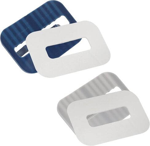 16Pcs Garbage Bag Sticky Clips Trash Can Bag Holders Trash Bag Fixing Clamps,Blue in Saudi Arabia