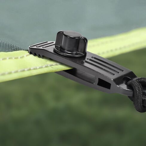 36 قطعة من مشابك القنب شديدة التحمل وأسلاك مطاطية كروية - مشابك قماش القنب ذات قبضة قفل للخيمة وغطاء حمام السباحة وتثبيت المظلة in Kuwait