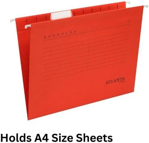 Djois by Jalema® A4 Size Vertical Suspension Files with Tabs and Inserts, Assorted Colors, 10/PK (2652742990) in Saudi Arabia
