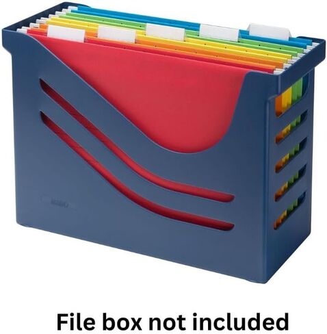 Djois by Jalema® A4 Size Vertical Suspension Files with Tabs and Inserts, Assorted Colors, 10/PK (2652742990) in Saudi Arabia