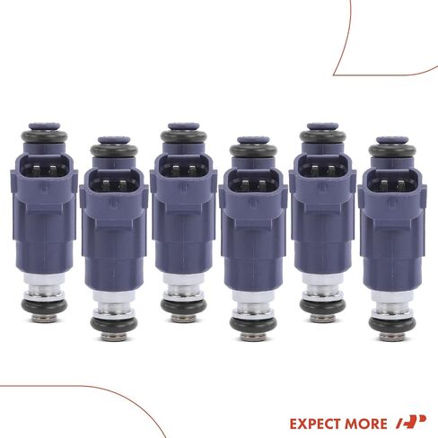 A-Premium Fuel Injectors Compatible with Nissan Pathfinder 2001-2004, Maxima 2000-2001, 350Z 2003-2004, FX35/G35 2003-2004, I30 2000-2001, QX4 2001-2003, 3.0L 3.5L, 6-PC Set in Saudi Arabia