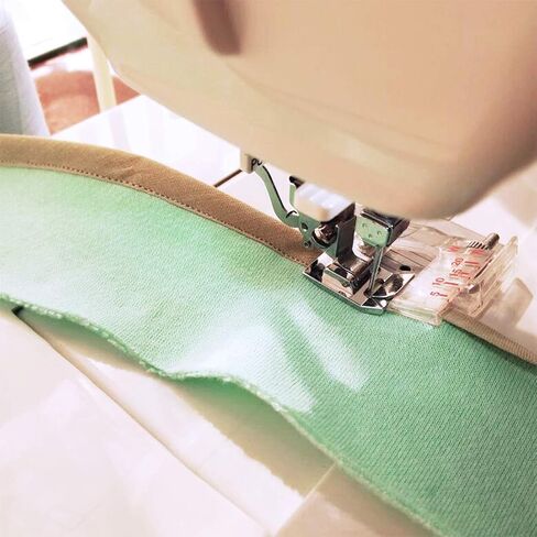 Kalevel Tape Binding Presser Foot Bias Binding Binder Foot Sewing Machine Presser Foot Set Accessories Kit for Low Shank Snap-On Singer Brother Janome Kenmore Babylock Husqvarna Janome Bernina Elna in Saudi Arabia