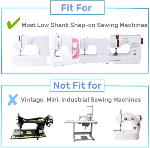 Kalevel Tape Binding Presser Foot Bias Binding Binder Foot Sewing Machine Presser Foot Set Accessories Kit for Low Shank Snap-On Singer Brother Janome Kenmore Babylock Husqvarna Janome Bernina Elna in Saudi Arabia