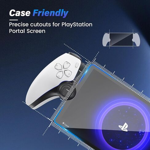 Maxdara 2 Pack Screen Protector for PlayStation Portal Remote Player 8 inch 2023, Ultra HD Tempered Glass PlayStation Portal Screen Protector, 9H Hardness, Scratch Resistant in Saudi Arabia