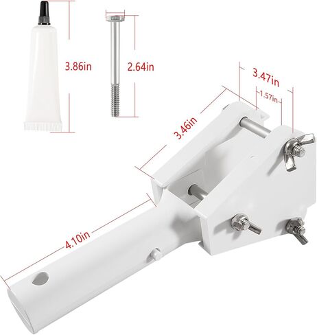 ملحق عمود حامل الكمبيوتر اللوحي 542068 مع مقبض سريع التكيف يناسب معظم أعمدة حمام السباحة التلسكوبية القياسية in Kuwait