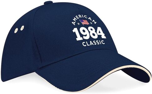 40th Birthday Gift Baseball Cap Hat Age 40 Idea Present keepsake for Women Men Forty One Size Fits All (Navy) in Saudi Arabia