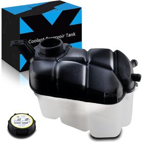 Upgraded LR004080 Coolant Overflow Reservoir Tank with Sensor & Cap fit For:-Land Rover LR2 2009 2010 2011 2012 09 10 11 12, Replace# 30680909, 30792150, 31200320 V95-0345 (1PC)