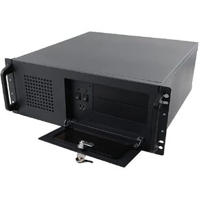 SUDEG 4U Server Cabinet Case,4U Server Chassis Rackmount Server Case 7 x 3.5 HDD Drive Bays with 80mm Fan,SL-450A