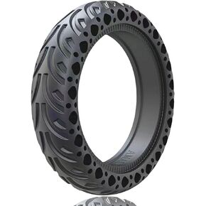 60/70-6.5 Scooter Tire Tubeless: 10x2.50 Solid Tire Replacement for Hover 1 Alpha Hiboy MAX3 Segway Ninebot MAX G2 G30LP Electric Scooter, 10 Inch 10x2.50-6.5 Honeycomb Front Rear Wheels