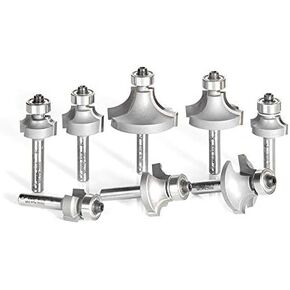 Amana Tool - AMS-550 8Piece Carbide Tipped 1/4" Shank Corner Round Collection
