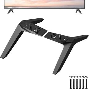 Metal Legs for LG TV Stand, for LG 70" TV 70UK6500 70UK6550 70UJ6570 70UJ657A 70UJ6520 70UM7370 70UM6970 70UM7170DUA 70UN6950 70UN6955 70UN7070 70UN7370 MAM643664 MAM643869 with Screws