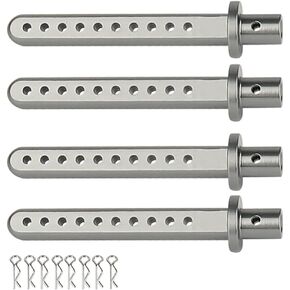 1/10 Metal Shell Column Mount Body Post Holder R Clips for RC Crawler Car Axial SCX10 Upgrade Upgrade (purple)