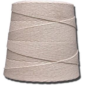 T.W Evans Cordage 06-080 8 Poly Cotton Twine 2-Pound Cone, 4800-Feet