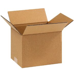 Aviditi 977 Corrugated Cardboard Box 9" L x 7" W x 7" H, Kraft, for Shipping, Packing and Moving (Pack of 25)