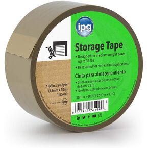 IPG 9851 Tan Storage Tape, 1.88" x 54.6 yd, (Single Roll)